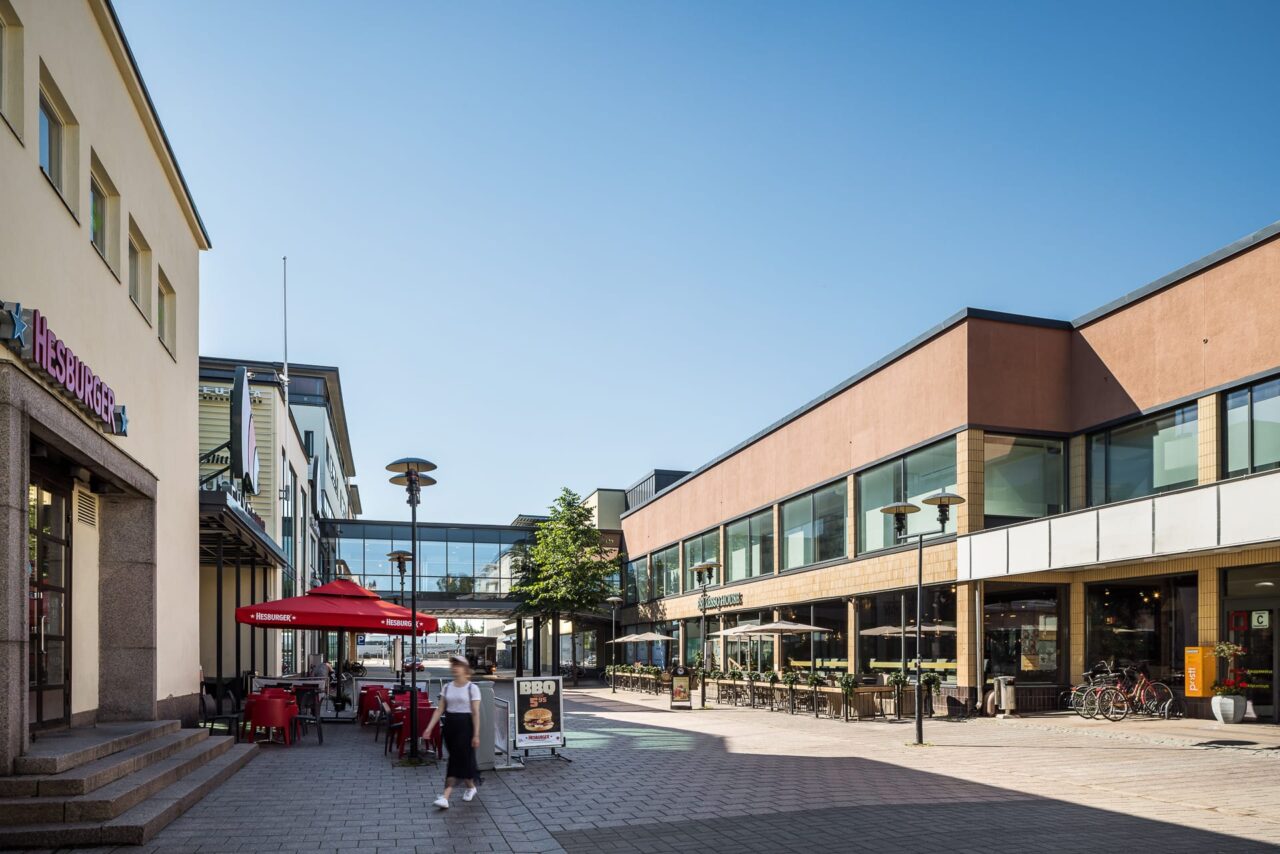 Kauppakeskus Chydenian julkisivu