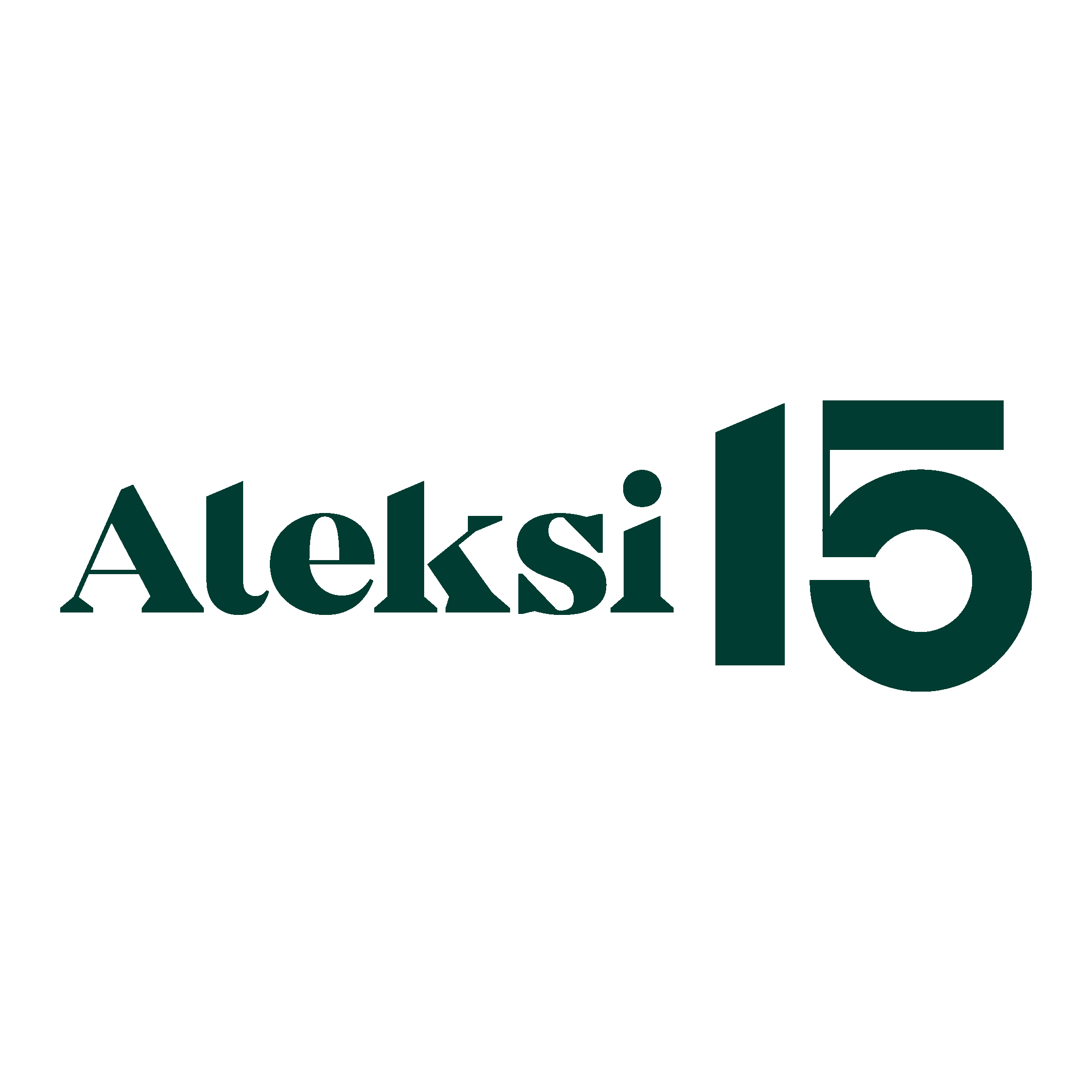 Aleksi15 talon logo