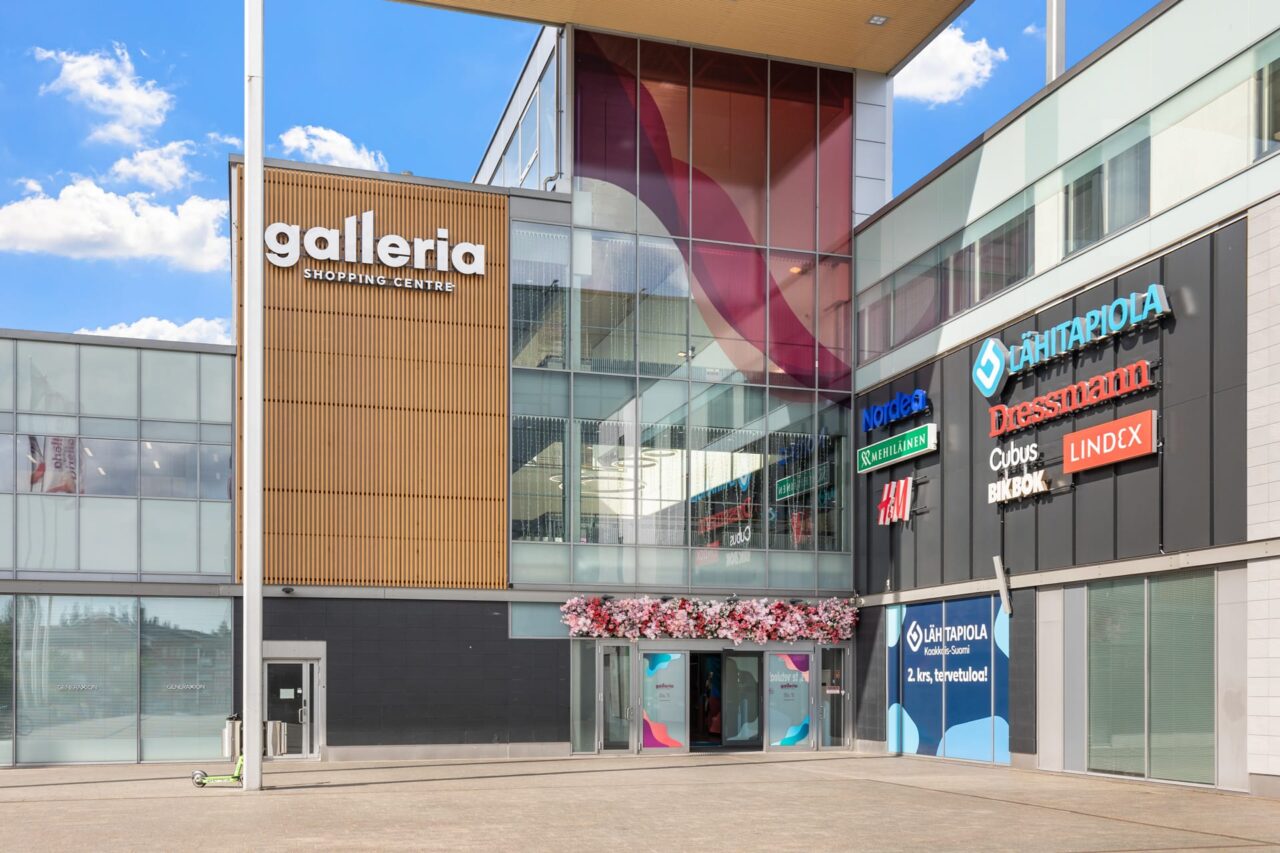 Kauppakeskus Gallerian sisaankaynti